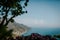 Panoramic shot of the Amalfi coast in Ravello, Italy