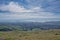 Panoramic shot of the beautiful view in Mission Peak Regional Preserve, located in Fremont, USA