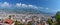 Panoramic shot of Bursa city in Turkey