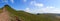 Panoramic shot of Corn du, Pen y Fan, Cribyn and across towards Fan y Big in the Brecon Beacons National Park