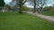 Panoramic Shot Of Early Spring Natural Parck in Swonly, East Kent of London. Hapy Family Walking At The Park. Narure