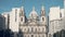 Panoramic shot of the famous Candelaria Church in the center of Rio de Janeiro