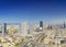 Panoramic Shot Of Tel Aviv And Ramat Gan Skyline