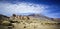 Panoramic shot of volcanic Mount Teide in Tenerife with dramatic sky