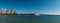 Panoramic shot of the water and cityscape of Sydney, Australia