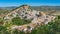 Panoramic sight in Montefrio, beautiful village in the province of Granada, Andalusia, Spain.