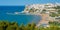 Panoramic sight of Peschici, Foggia Province, Apulia Puglia, Italy.