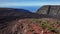 Panoramic sky view from the Piton de la Fournaise