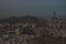 Panoramic skyline view of Mecca city from Jabal Nur. Skyline with Abraj Al Bait. Royal Clock Tower in Makkah