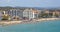 Panoramic Skyline View Of Peniscola City Beach Resort At Mediterranean Sea