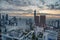 Panoramic skyscape views of around/nearby Petronas   twin tower at Central City Tower.