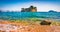 Panoramic summer view of Cameo Island. Bright morning scene of Port Sostis, Zakinthos island, Greece, Europe. Beauty of nature con