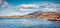 Panoramic summer view of Makauda Beach, province of Agrigento, southwestern coast of Sicily, Italy. Sunny morning seascape of Medi