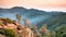 Panoramic sunset views in Santa Cruz mountains