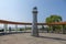 Panoramic swing and Memory Lighthouse on the territory of the Island of Forts in Kronstadt
