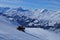 Panoramic swiss alps mountain view at StÃ¤zerhorn in Lenzerheide