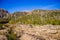 Panoramic from the top of Chaiten volcano in patagonia, Chile. D