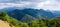 Panoramic top view of Troodos mountains range, Cyprus