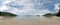 Panoramic tropical beach