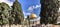 A panoramic veiw of Jerusalem showing the Dome of the Rock