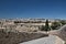 A panoramic veiw of Jerusalem showing the Dome of the Rock