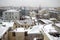 Panoramic vie to winter Moscow