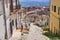 Panoramic view of Acerenza. Basilicata. Italy.