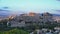 Panoramic view on Acropolis of Athens, Greece