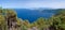 Panoramic view of adriatic sea from Cres island