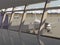 Panoramic view of the airport from the terminal. Vector