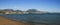 Panoramic view Alanya beach