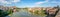 Panoramic view at the Albi town with Tarn river and old bridge - France