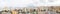 Panoramic view of Algeciras, the port and the rock of gibraltar, Cadiz, Spain