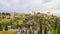 Panoramic view of the Alhambra of Granada from the Albaicin