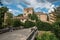 Panoramic view of Allemagneâ€“enâ€“Provence Castle, near the village of the same name.