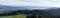 Panoramic view of the Alps