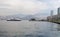 Panoramic view of Alsancak ferry port and Kordon.