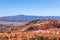 Panoramic view of amazing hoodoos sandstone formations in scenic Bryce Canyon National Parkon on a sunny day.