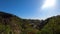 Panoramic view of ancient arabic fortress of Alhambra in Granada, Spain