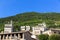 Panoramic view of the ancient city of Gubbio, a medieval city in Umbria