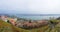 A panoramic view from ancient ottoman Esztergom castle walls