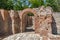 Panoramic view of The ancient Thermal Baths of Diocletianopolis, town of Hisarya, Bulgaria