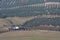 Panoramic view of an Andalusian rural landscape