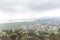 Panoramic view of Aquitania, Boyaca, Colombia, and the fields that surround it