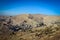 Panoramic view of Arabah valley near historical city of Petra, Jordan