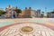 Panoramic view of Architecture in Marco Zero Ground Zero Square at Ancient Recife district - Recife, Pernambuco, Brazil