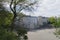 Panoramic view of the arenes de lutece garden in paris france historical place