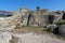 Panoramic view around Tomb of Orpheus in Antique Thracian sanctuary Tatul, Kardzhali Region