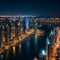 a panoramic view of the Atlantis the Palm in the background.