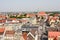 Panoramic view of Augsburg town from Perlach Tower, Germany